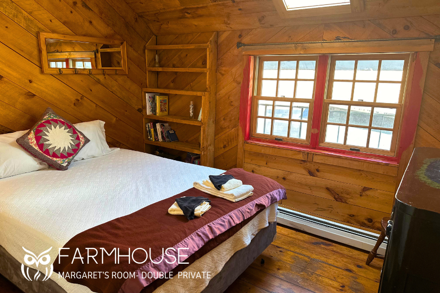 double bed retreat space