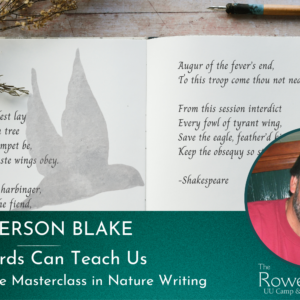 What Birds Can Teach Us: A Seven-Part Online Master Class in Nature Writing